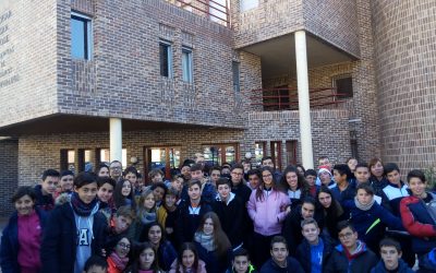 Els alumnes d’ESO visiten a la gent gran de l’asil de Sant Josep