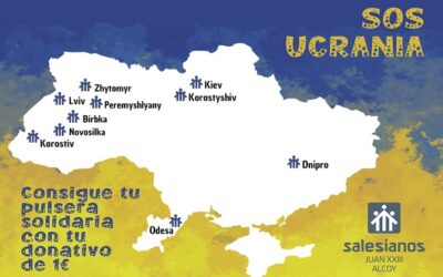 Pulseras solidarias con Ucrania