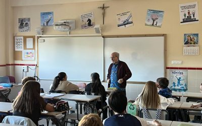 Los alumnos de primero de secundaria reciben la visita de Vicent Ferri