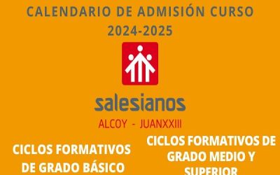 Publicado el calendario de admisión a Formación Profesional para el curso 2024-2025