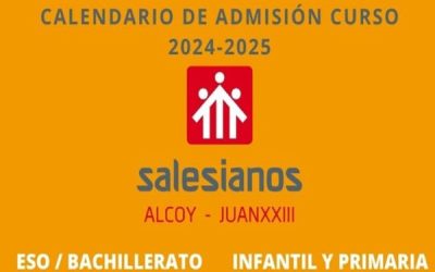 Publicado el calendario de admisión para Infantil, Primaria y ESO para el curso 2024-2025