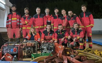 Antiguos Alumnos Salesianos de Alcoy colaborando en las labores de la DANA en Valencia