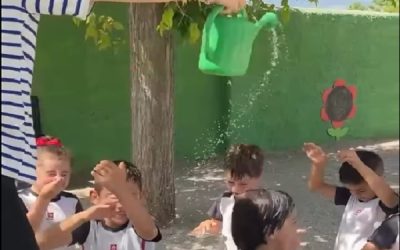 ¡Diversión y frescura en una mañana muy calurosa!