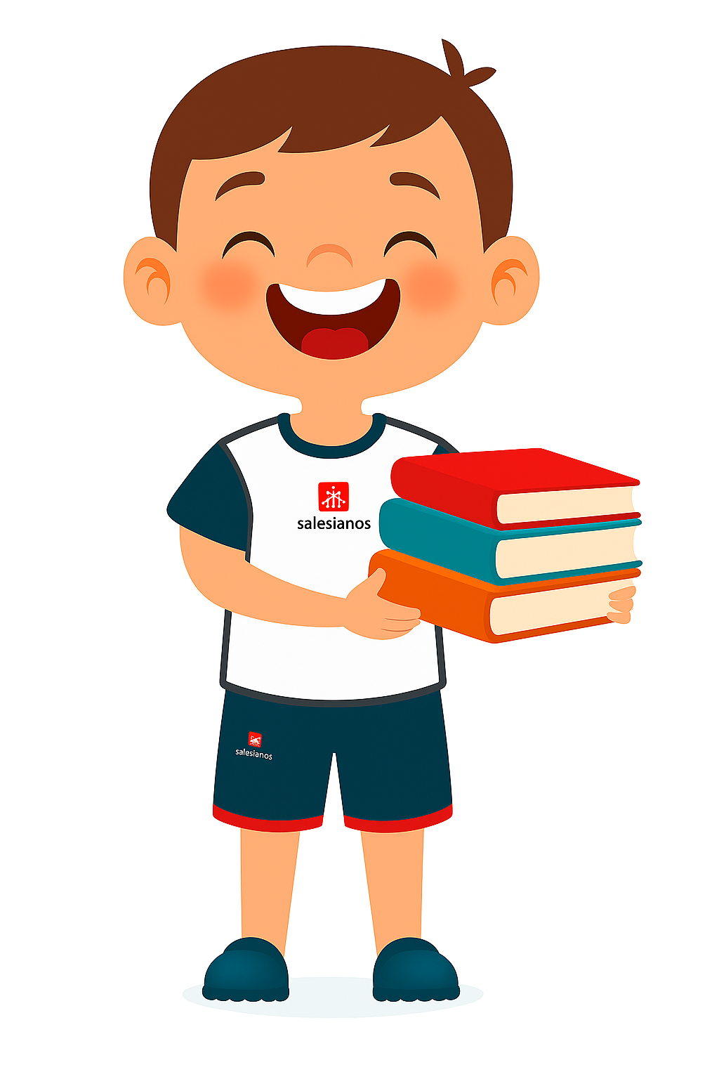 NIÑO CON LIBROS